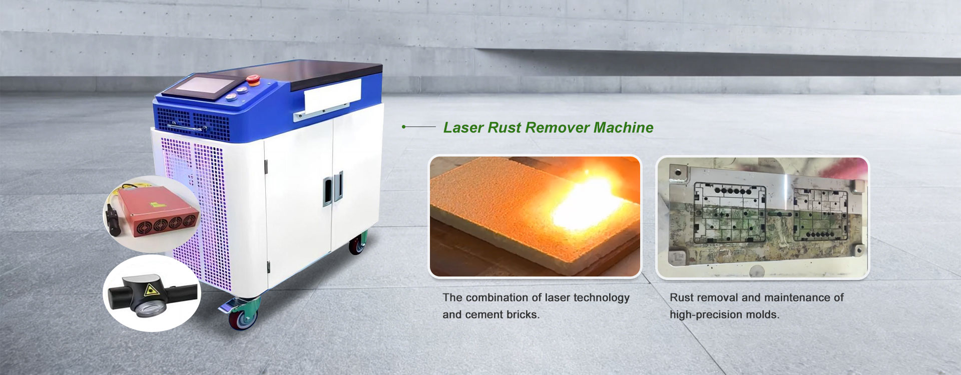 Nhà sản xuất máy tẩy rỉ sét bằng laser Trung Quốc