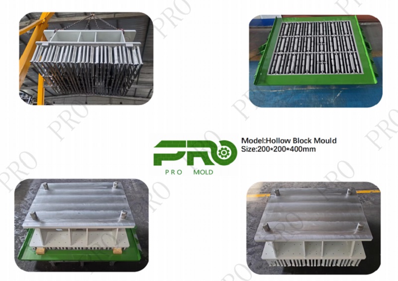 PRO MOLD Khuôn khối rỗng cao cấp được giao thành công đến Ả Rập Saudi cho máy làm gạch POYATOS