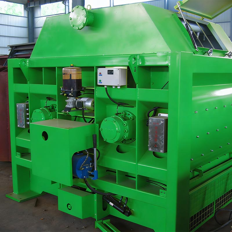 Máy trộn bê tông xi măng trục đôi